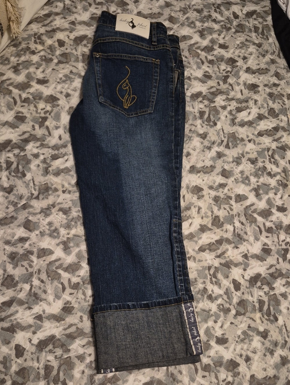 NWT Vintage Baby Phat Jeans Women Y2K 2000s Capri Baddie Grail Sz 3